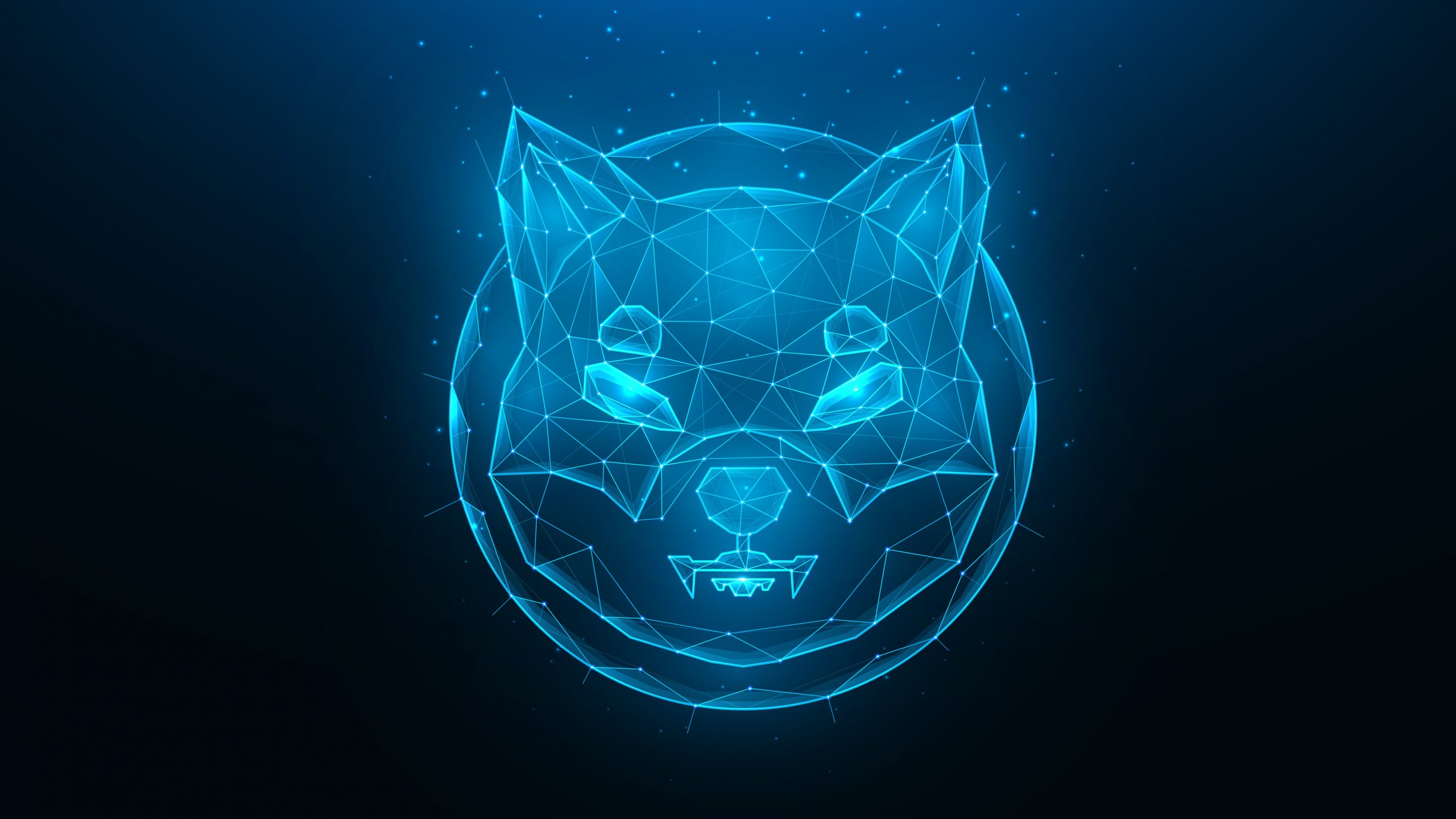 Logo Shiba Inu azul