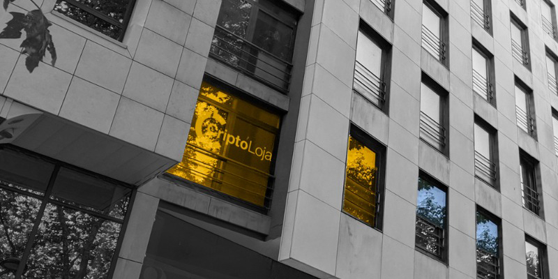 Corretora CriptoLoja em prédio