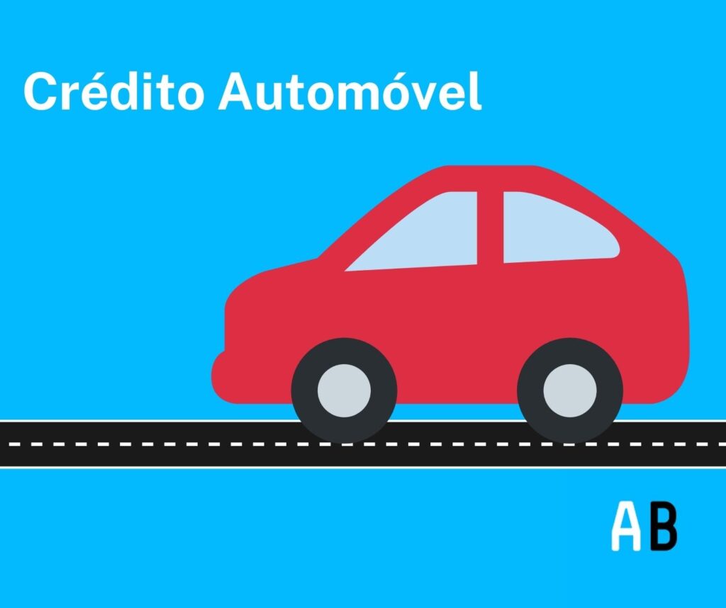 imagem com um fundo azul falando sobre o crédito automóvel do activobank
