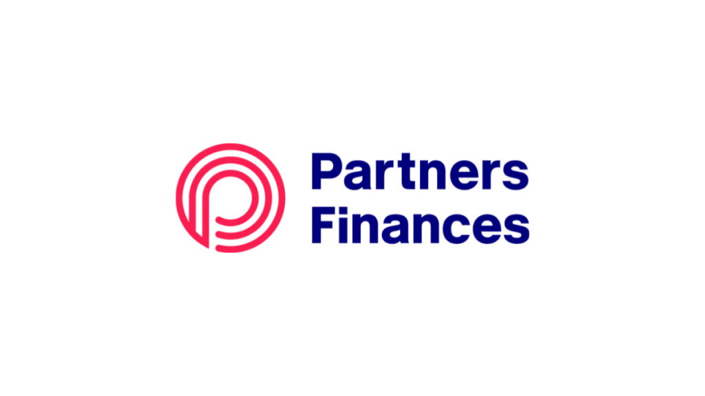 logo e nome Partners Finances em fundo branco