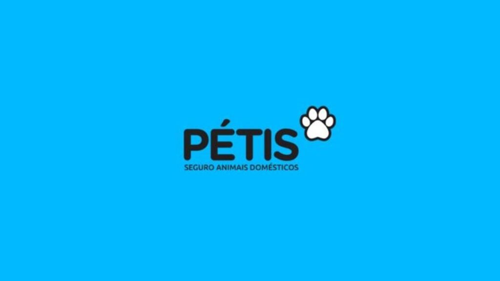 Pétis com fundo azul