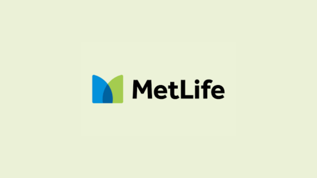 logo metlife em fundo verde