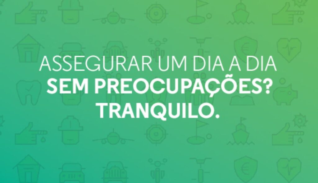 Propaganda dos seguros da Tranquilidade