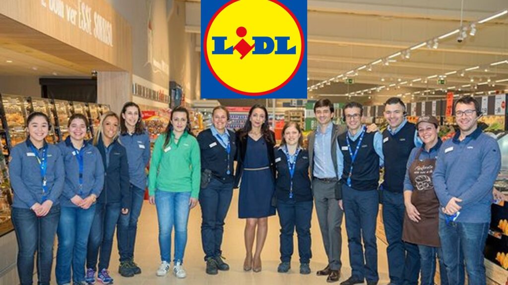 Equipe de funcionários Lidl