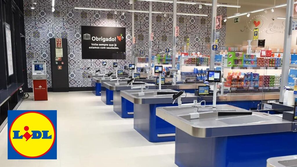 Caixas do supermercado Lidl
