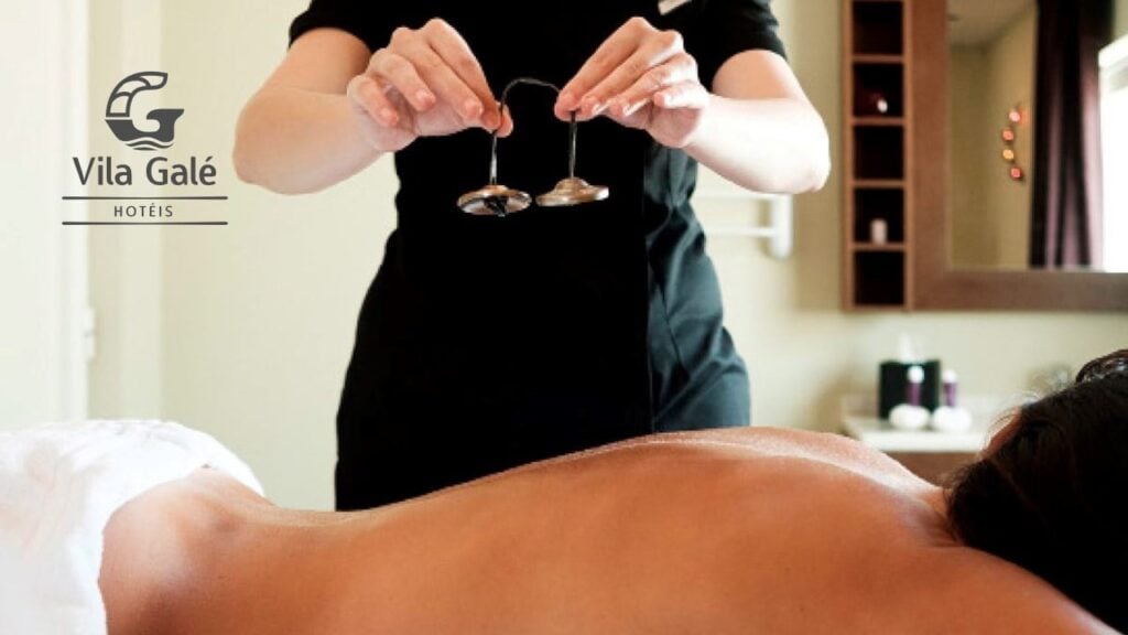 Sessão de massagem do Vila Galé