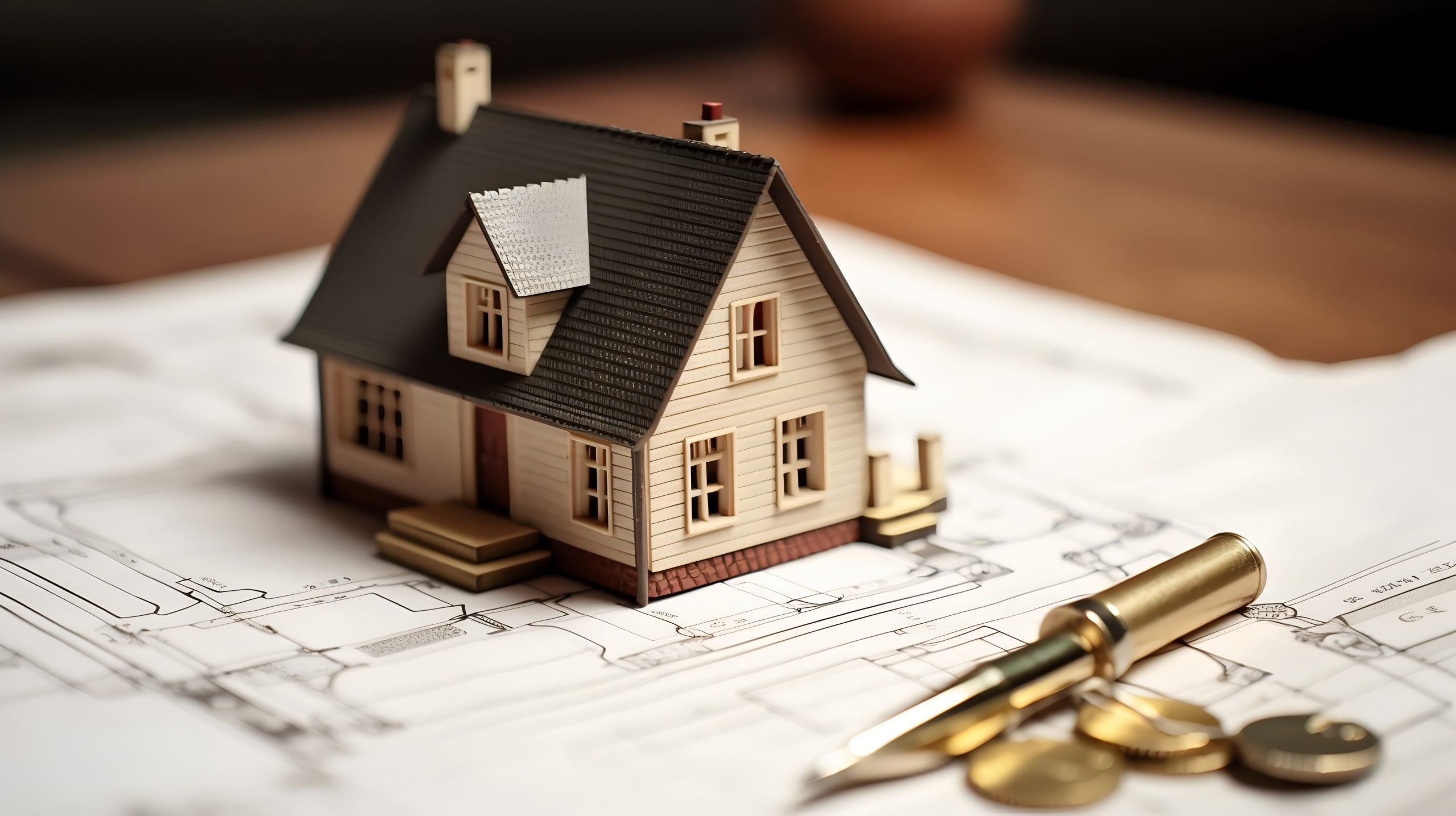 Maison miniature, signature crédit immobilier