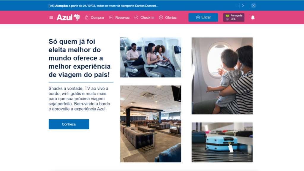 comprar passagem azul